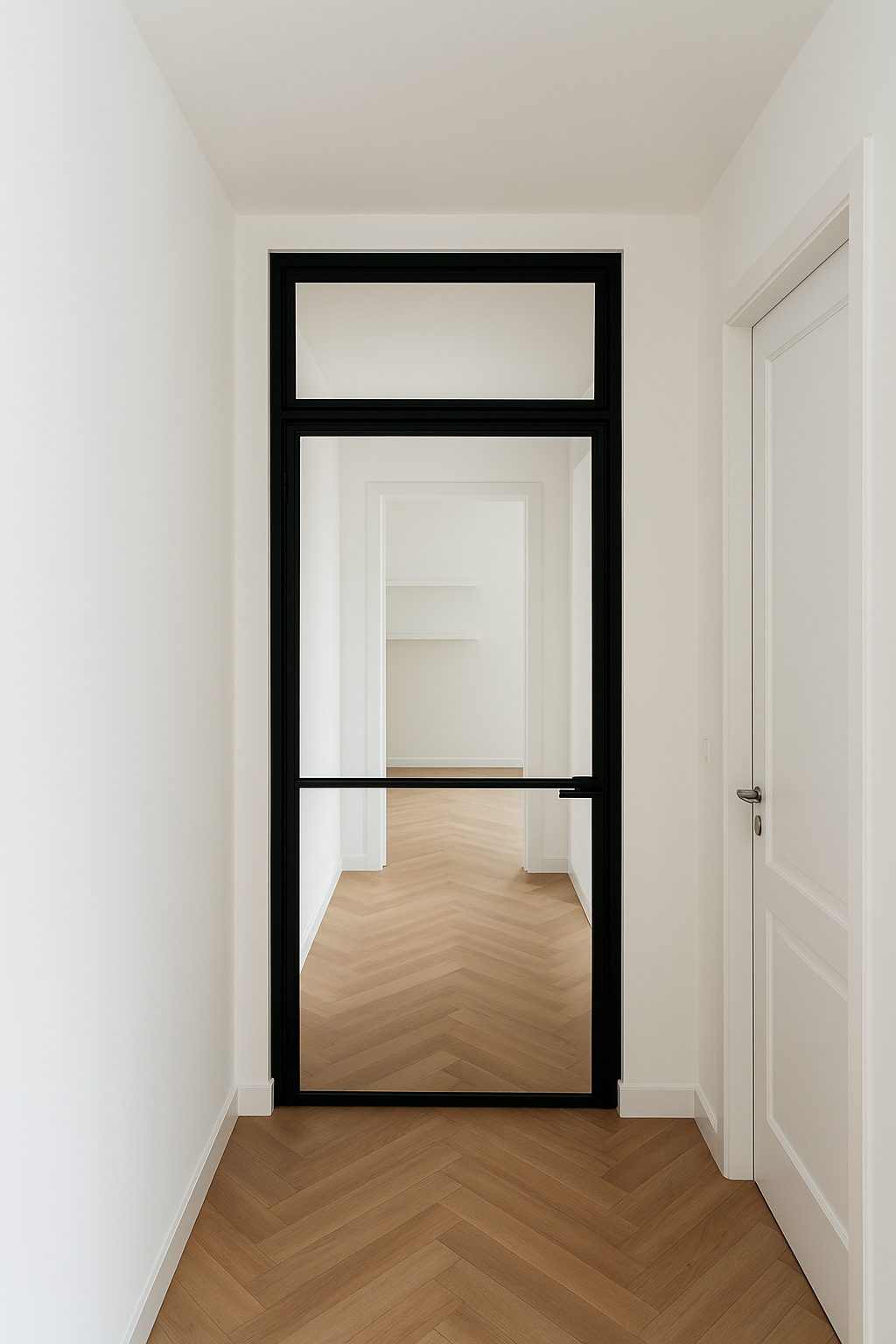 Lofttür im Neubau