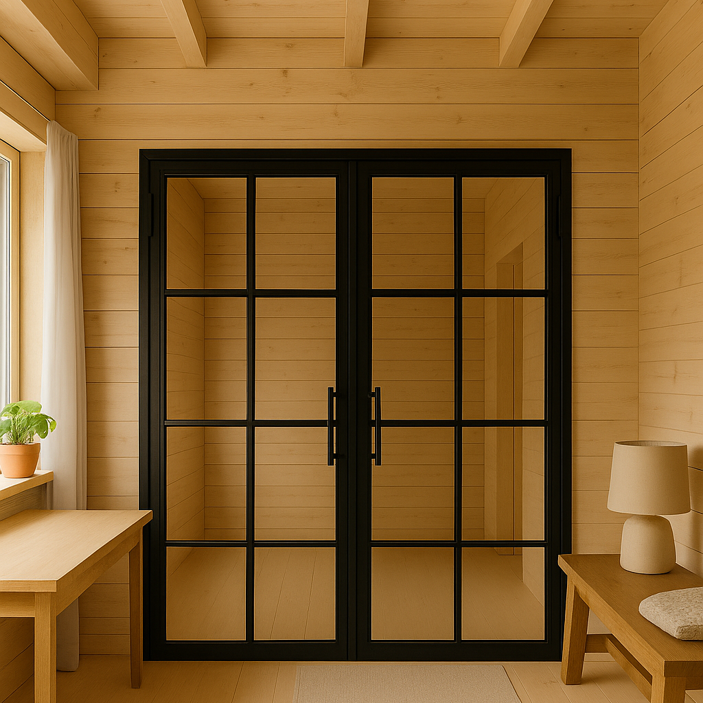 Scandinavian-light-wood-mit-lofttuer-2 | Manufakturx.de 🛠️ Lofttür Einrichtungsstile